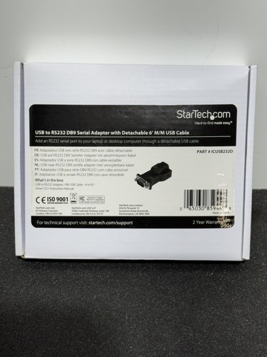 Startech usb rs232 serial - to,